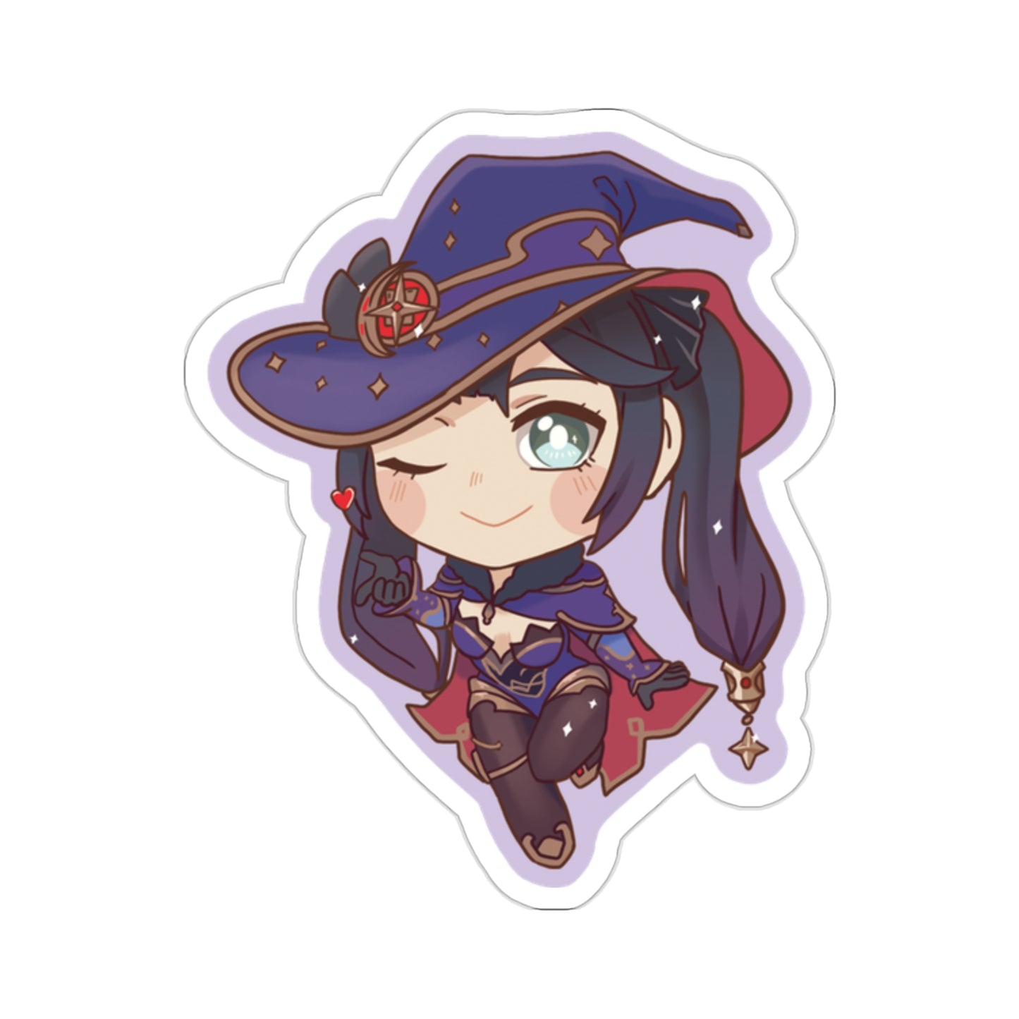 Mona from Genshin Impact Fan Made Sticker